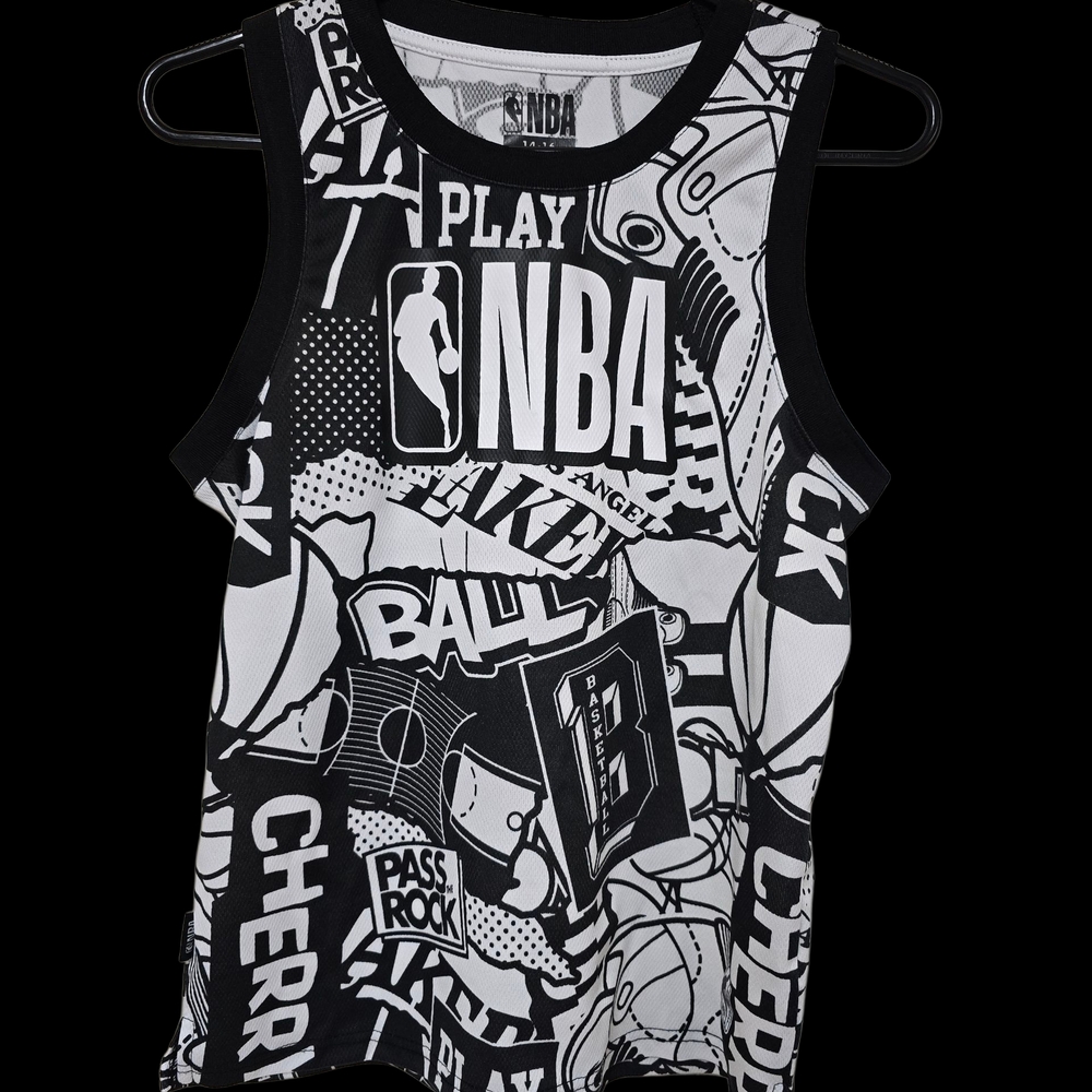 NBA Kids Graphic Tank Top - Black and White